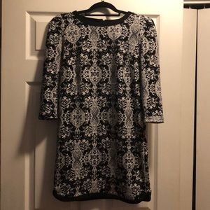 Soft, black and white dress ❤️